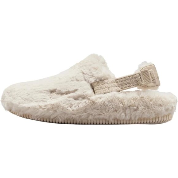 Nike Calm Mule SE Sanddrift Fur Tan Cream Beige Sandal Slide Women's Size 11 - Picture 1 of 11
